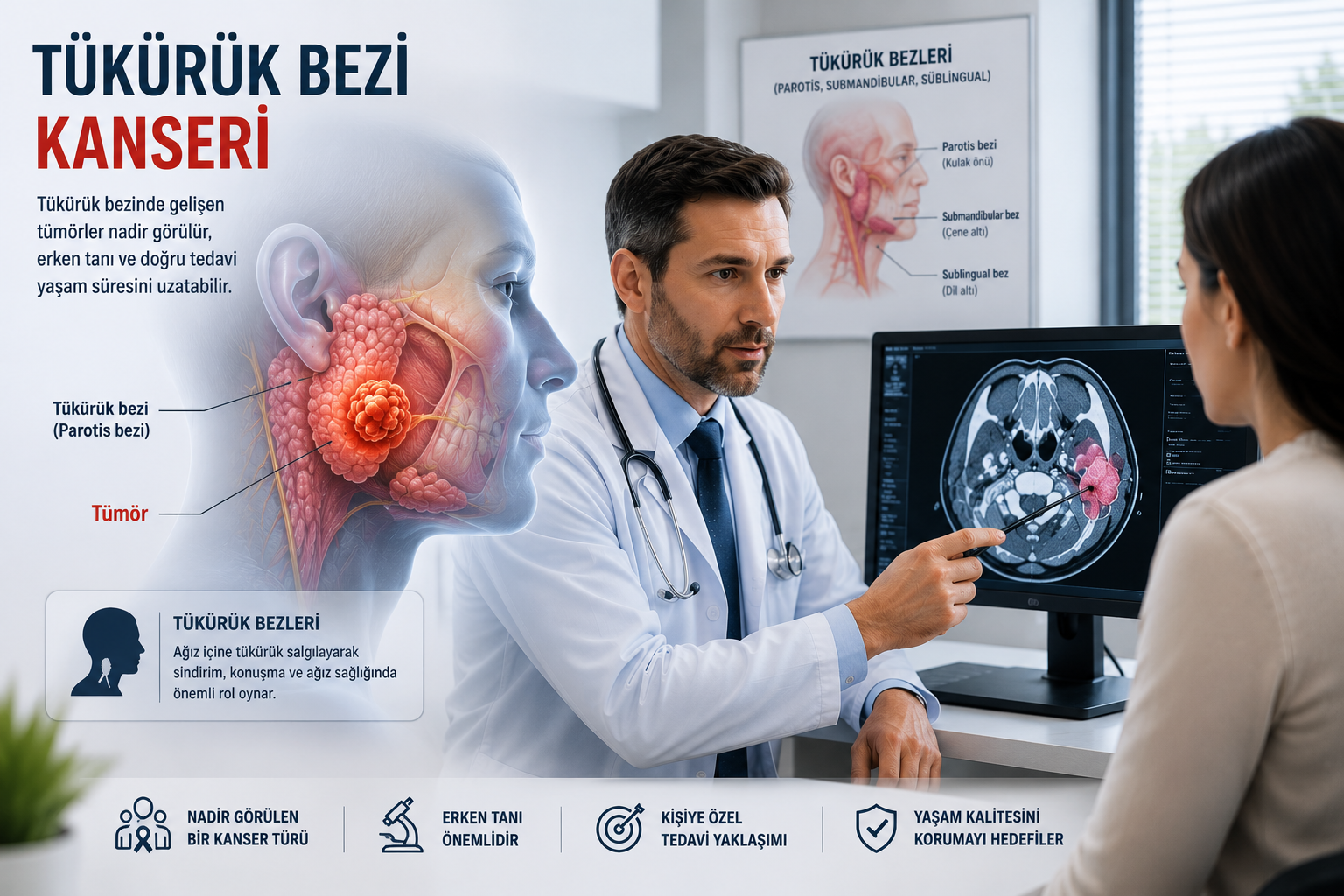 Tükürük Bezi Kanserinde Yeni Tedavi Seçeneği Darolutamid ve Goserelin